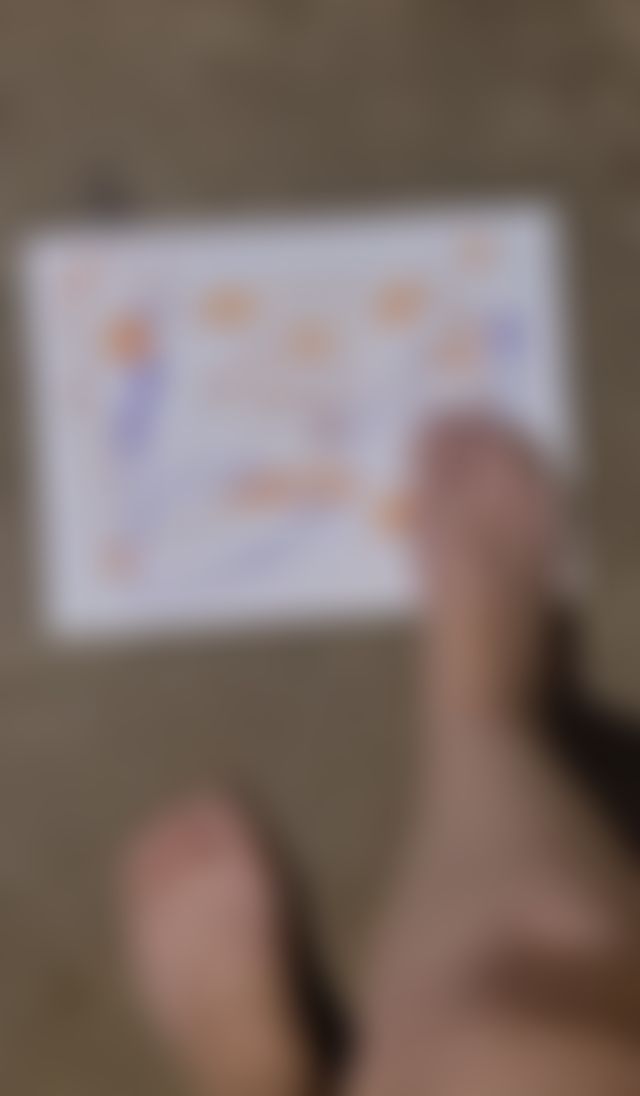 Feeling creative today 🦶