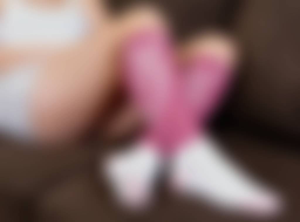 Gym sockies and cute little leg warmers…