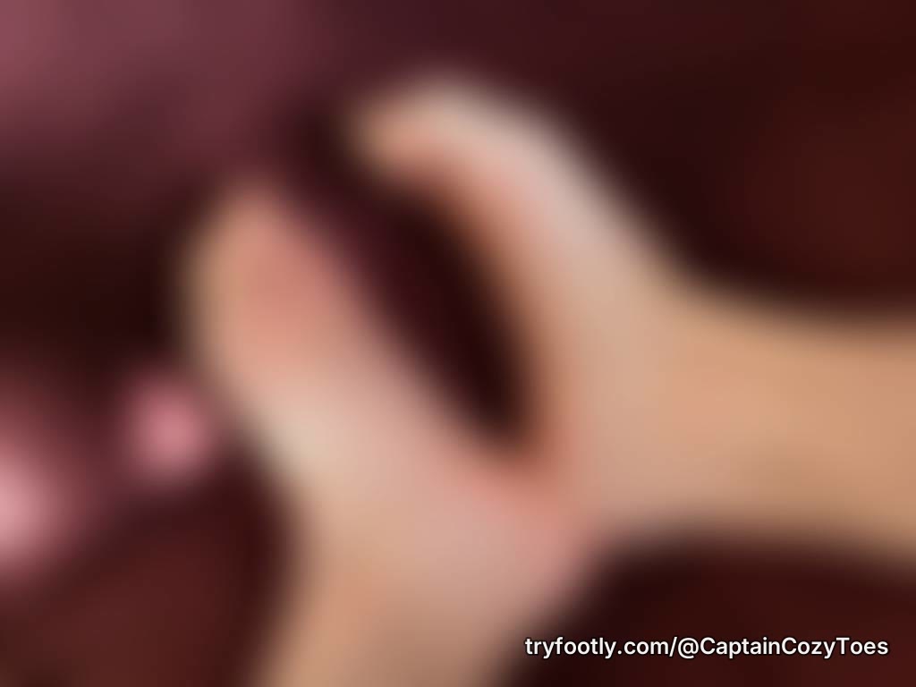 My toes are curled to meet you!
