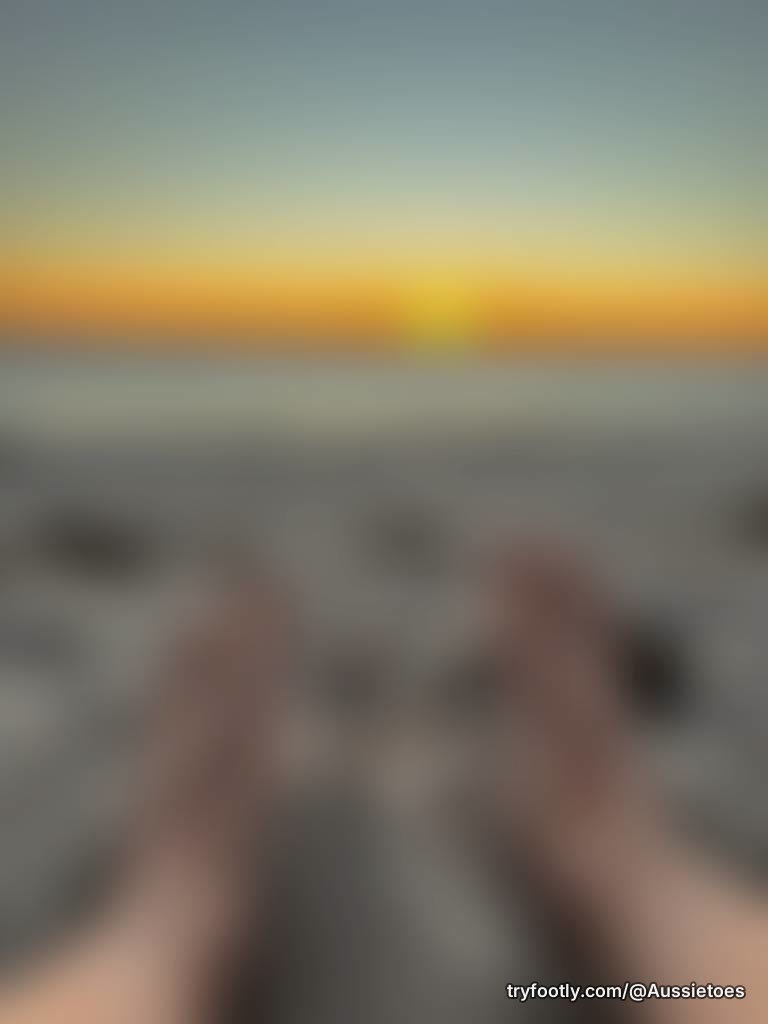 A little snippet of life in Australia, toes are always sandy..