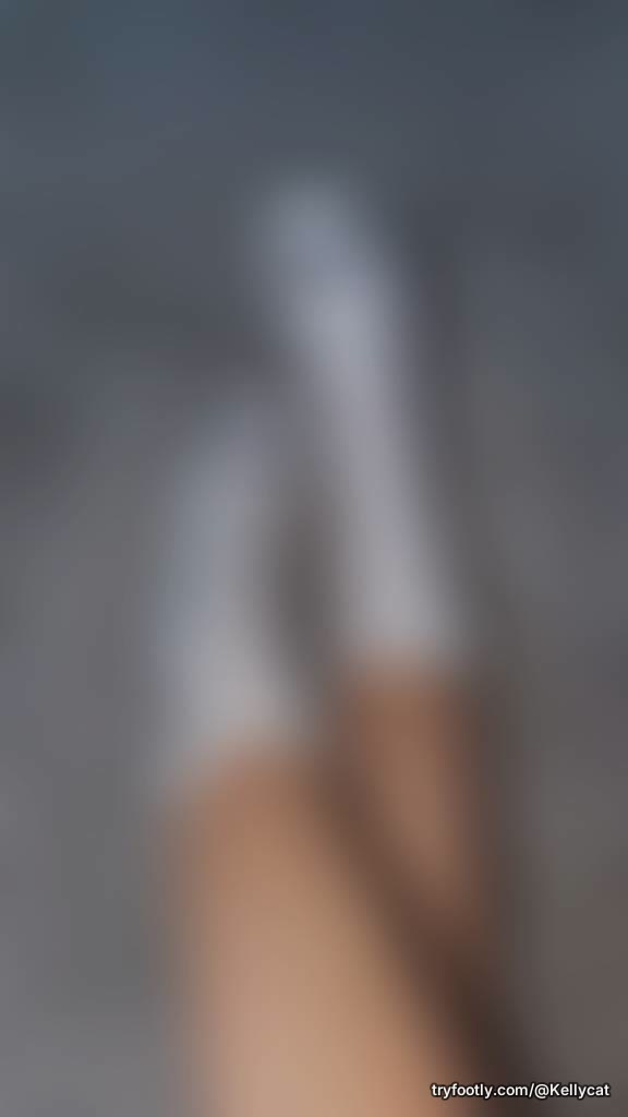 Sexy feet with different types of socks