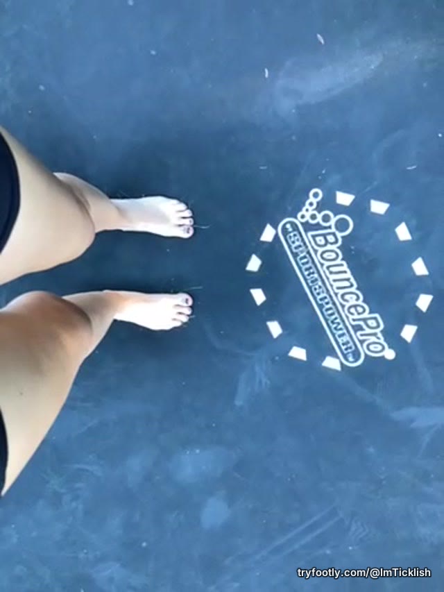 Trampoline jump!