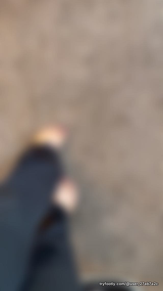 Me walking on the carpet showing my toes around
