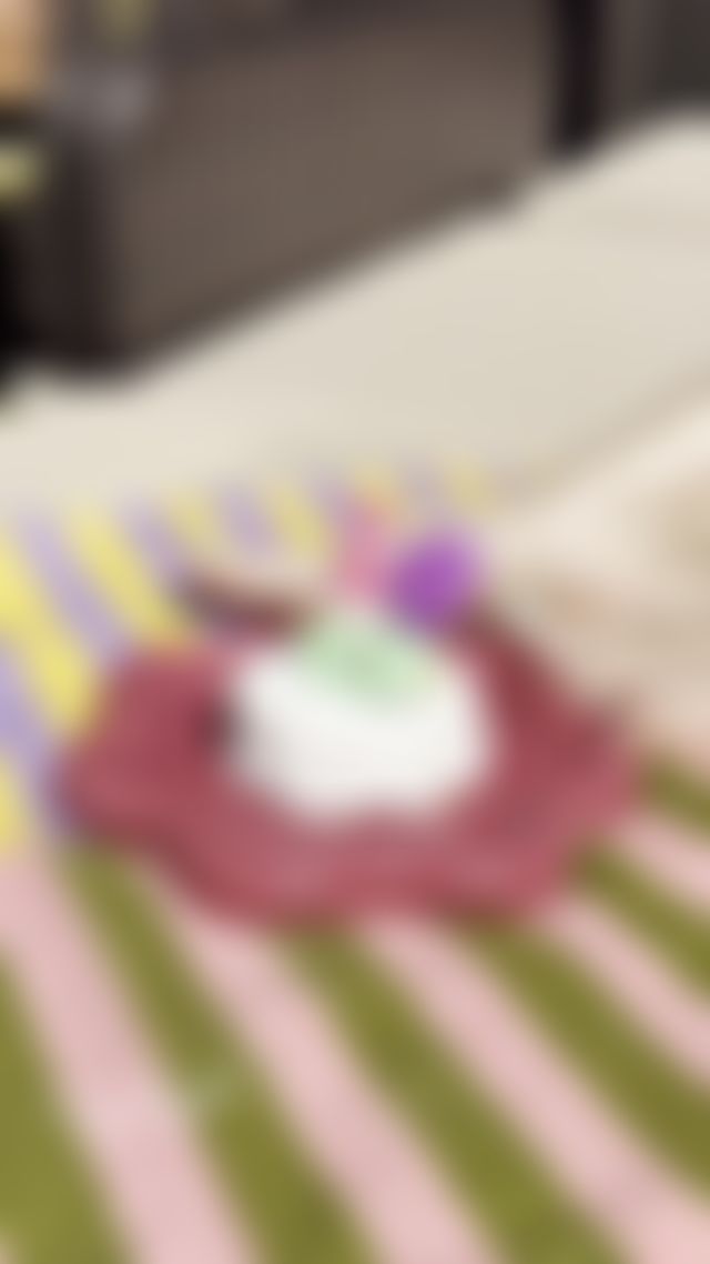 Watch my barefoot smash a small decorative cake. Nearly 3 minutes of food crushing bliss a