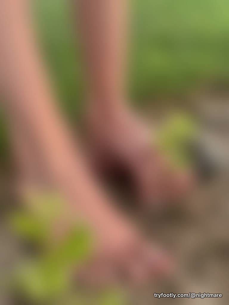 Feet in the dirt!