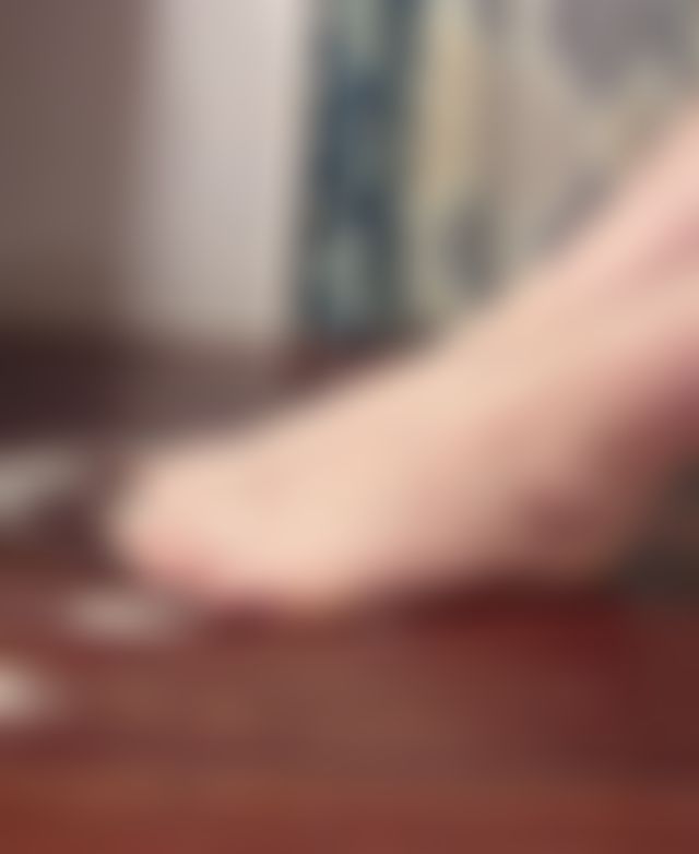 Oops! Flour-dusted arches & long toes from a clumsy night bake. Sweet, messy, and all for 