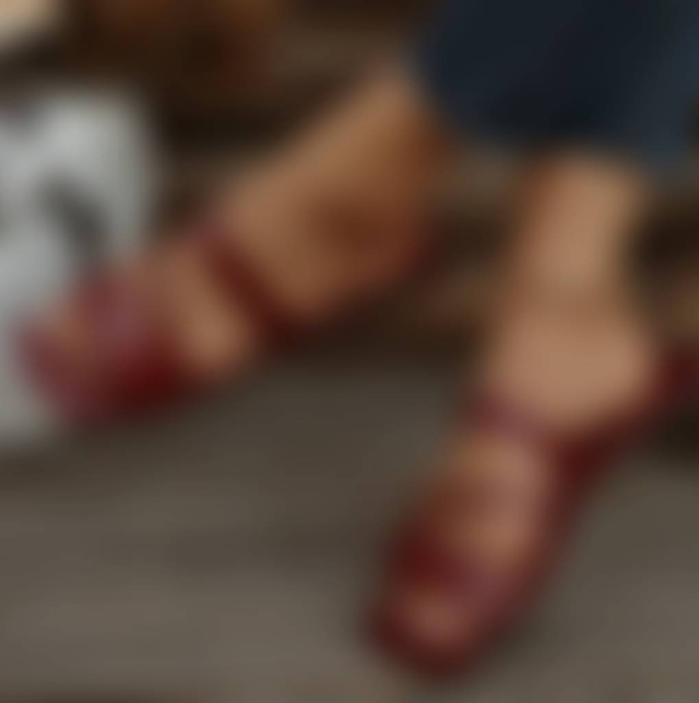 Friend red sexy sandals #whitefrenchtips