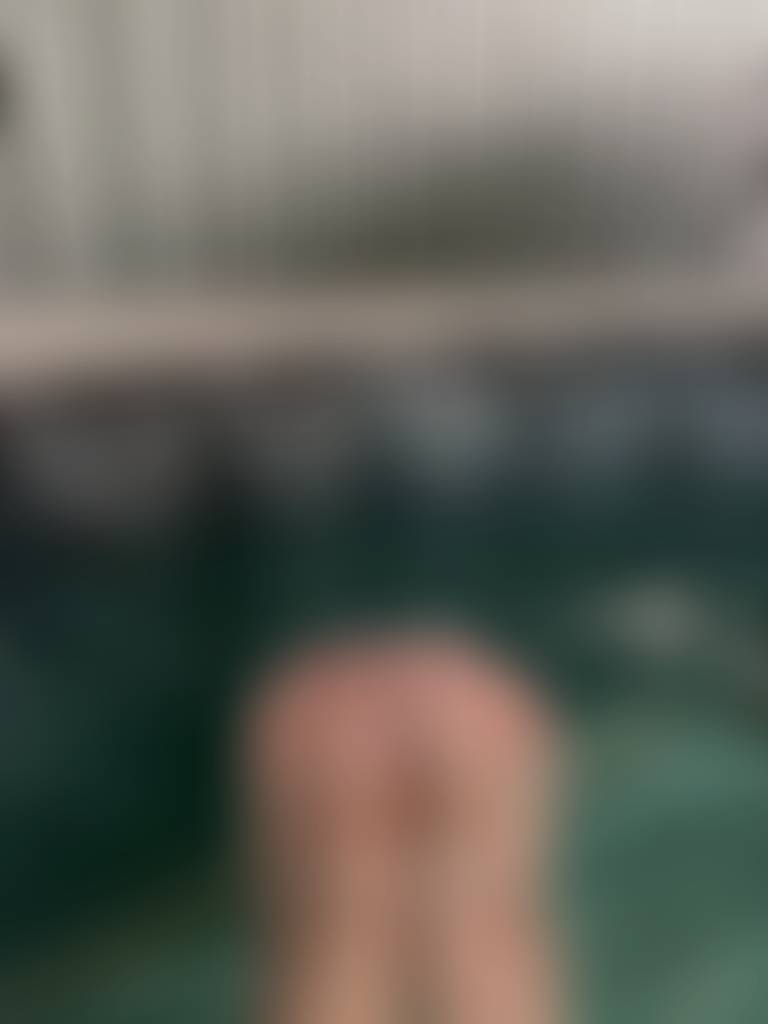 Just taking a dip in the hot tub