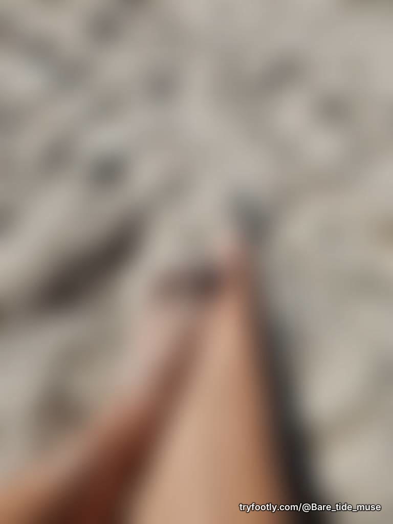 They’re still sandy… how would you clean my feet?
