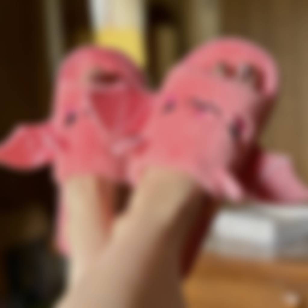 My cute little bat slippers are the only things I get to step on, sorry 😉