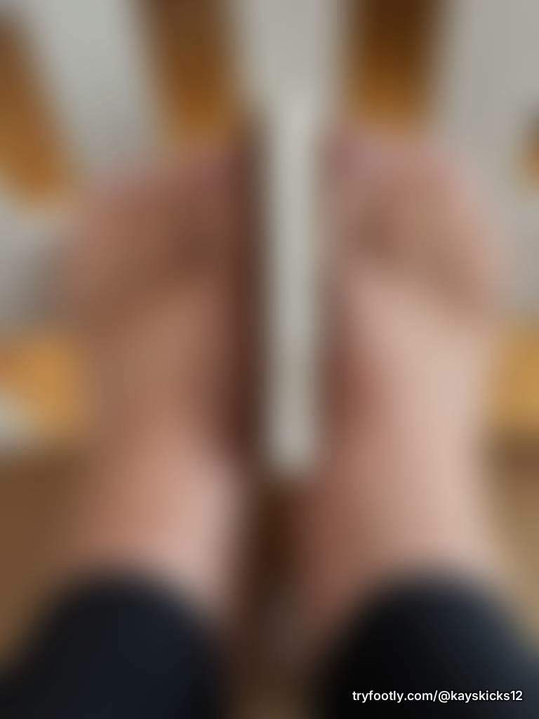 Giving my feet a treat. Videos available.
