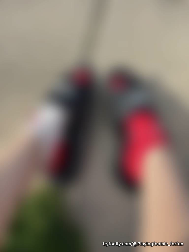 Mismatch socks and sandals 🤭