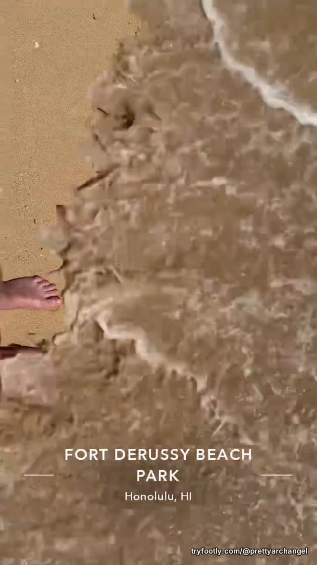 A little sand never hurt pretty toes