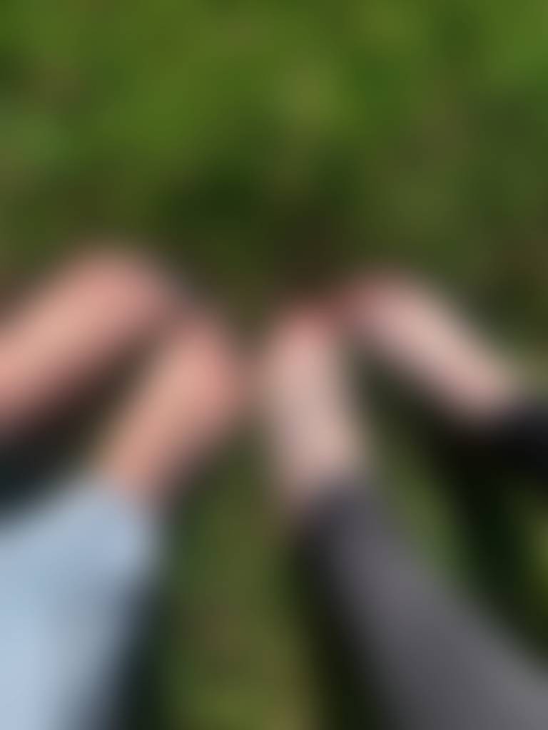 We love to feel the grass in our toes (but these toes feel more than just grass 😉)