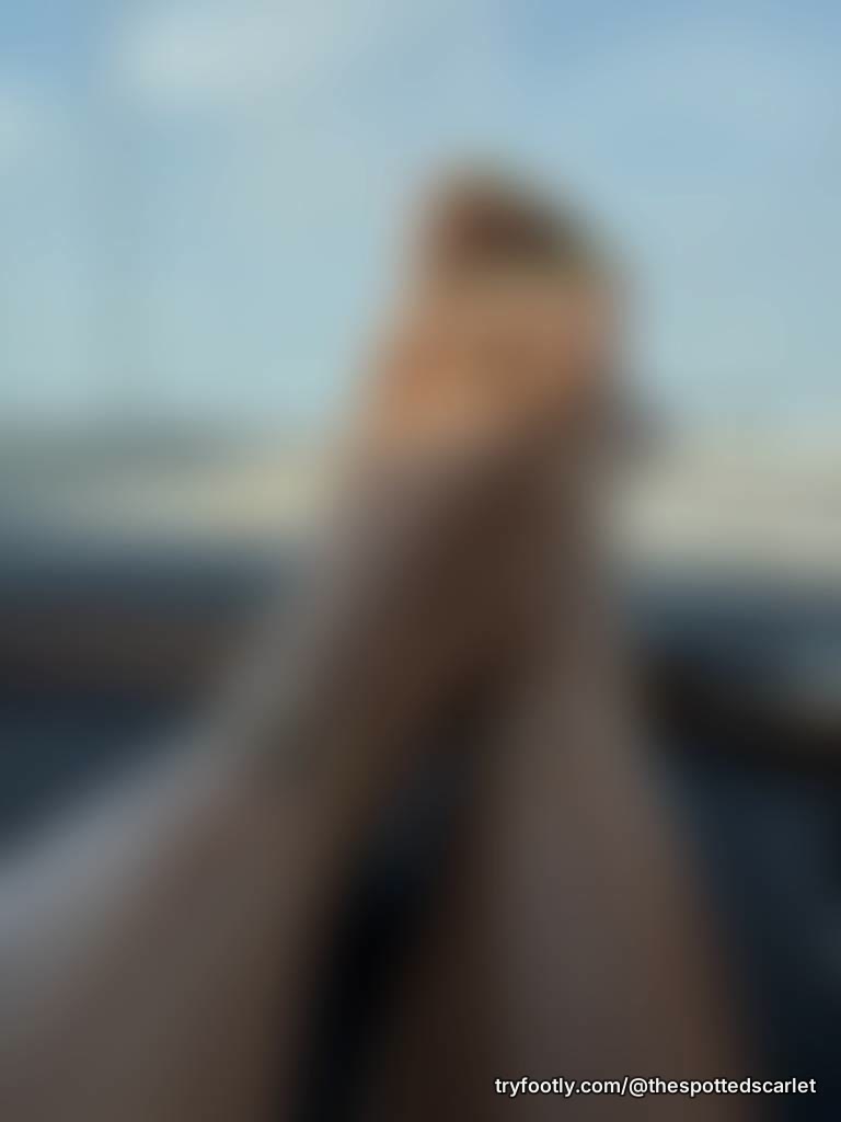 Miles ahead, pretty toes in view. 🚗👣 Welcome to The Spotted Starlet. This is just the begi