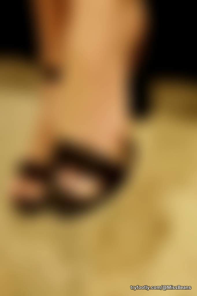 Black high heel and a french tip!