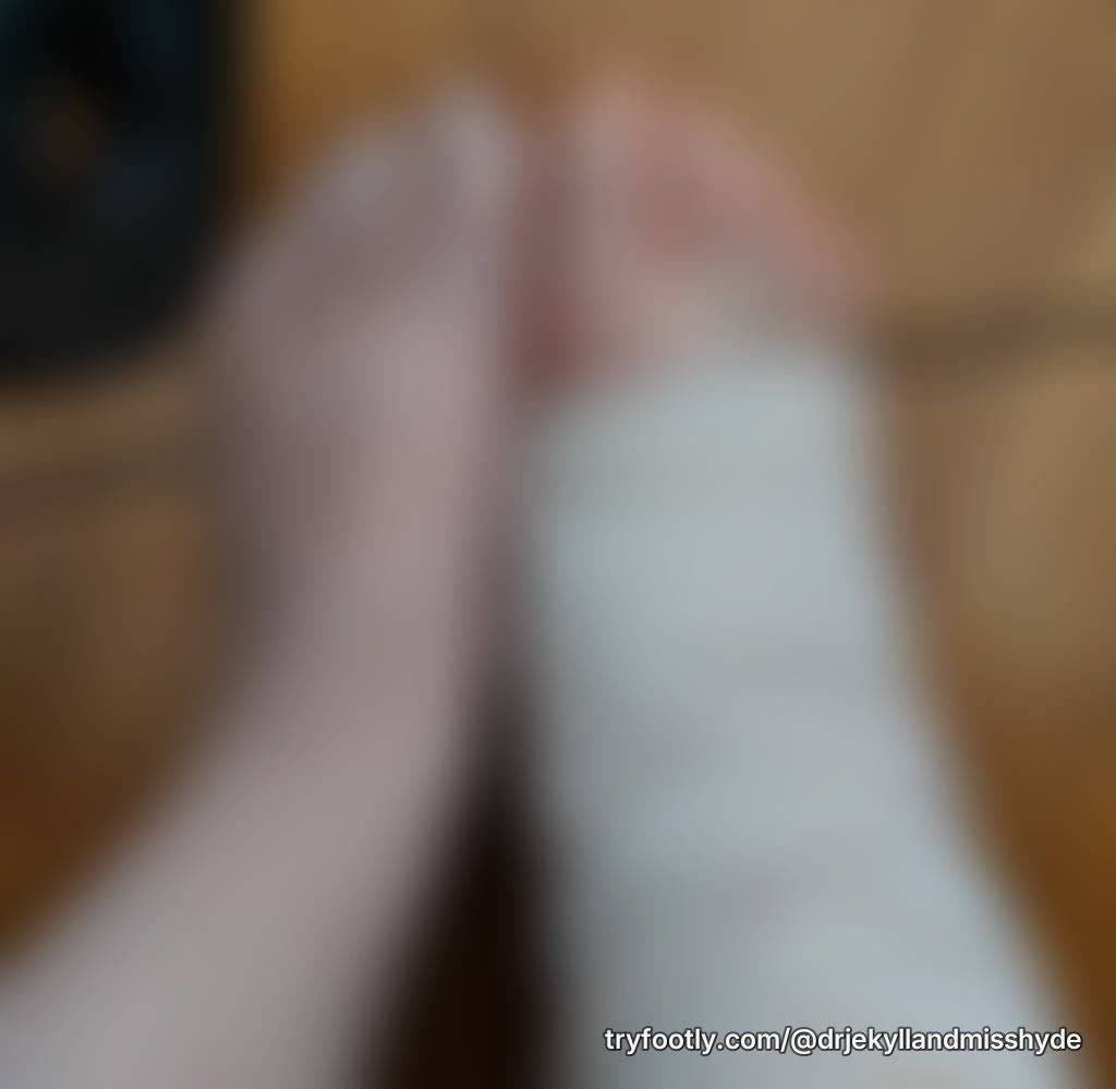 The perfectly constructed foot, still under wraps