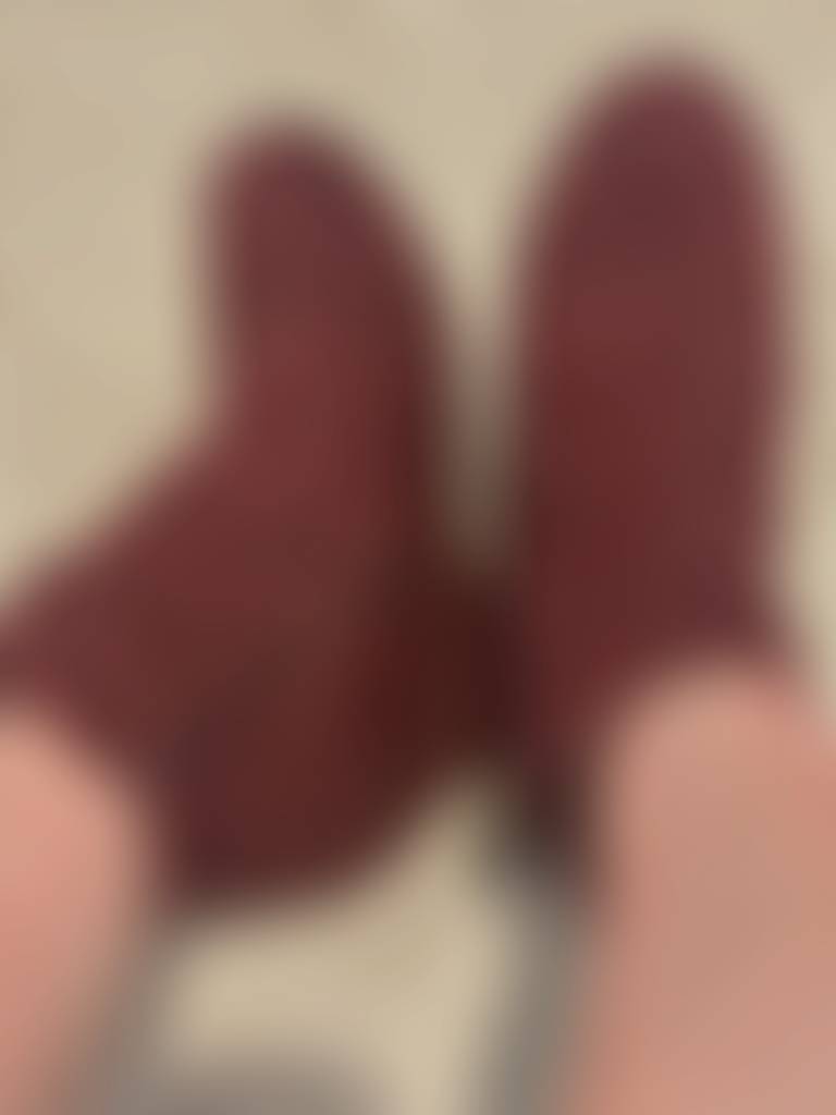 Maroon ankle boots