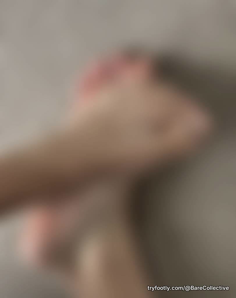 Bare foot hugs because nothing feels better