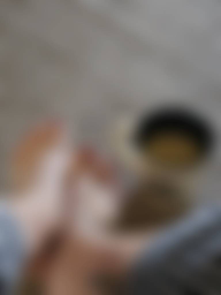 Just sippin a little morning coffee with some fresh toes 😋