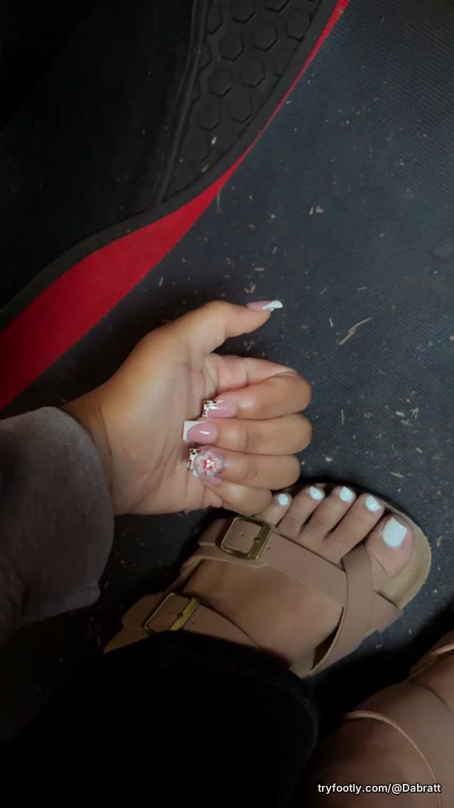 Pretty white toes, what color next?