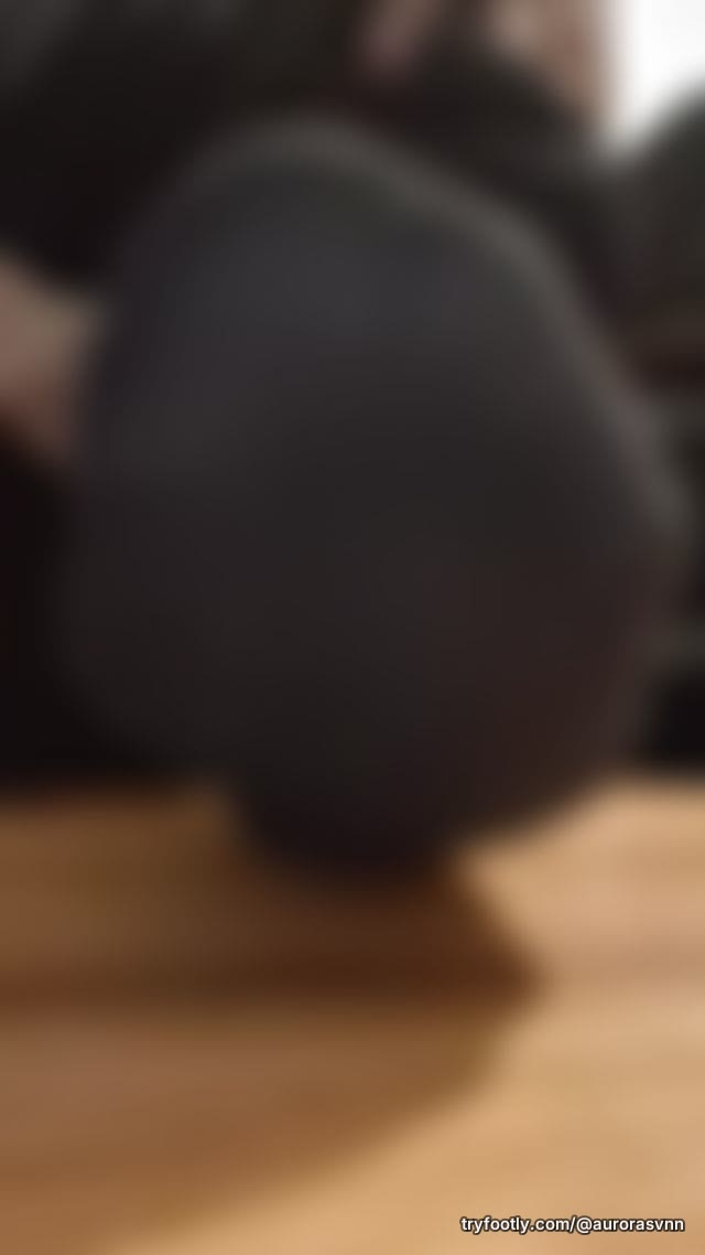 Removing my sweaty sock after the gym...just a teaser