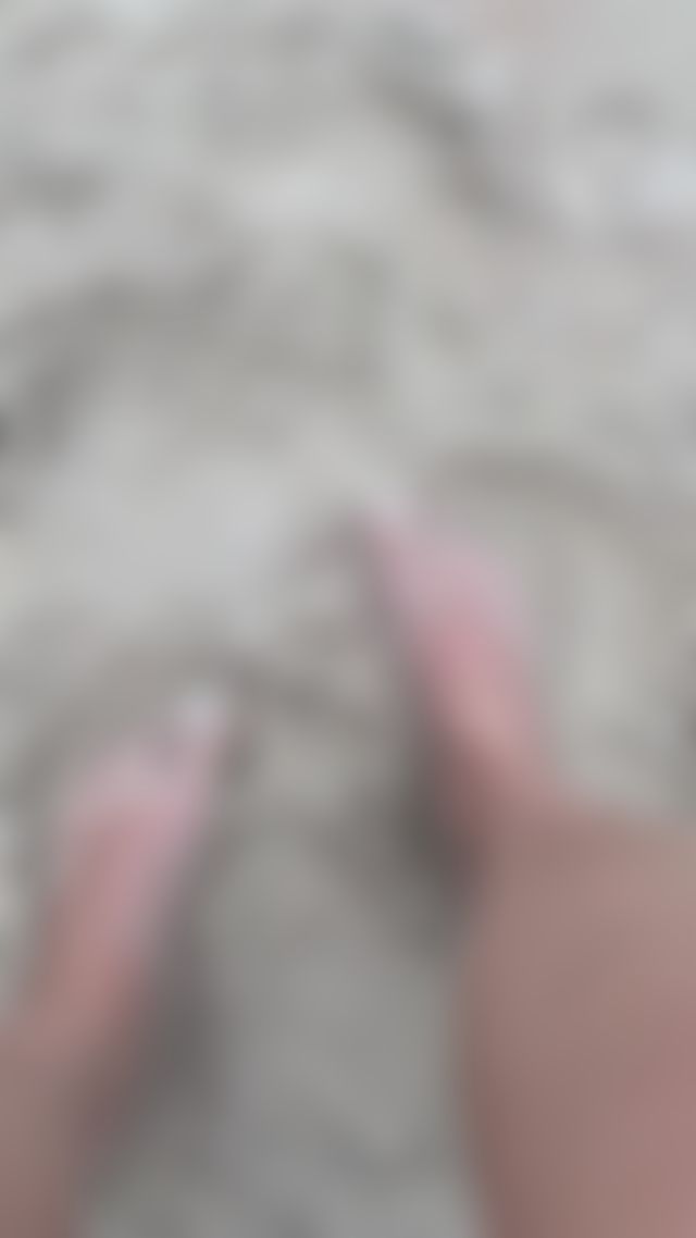 sandy feet