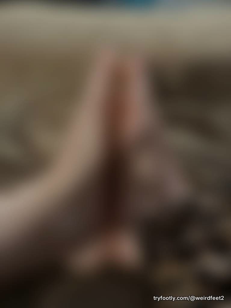 Subscribe if you want to see my weird, flat feet!