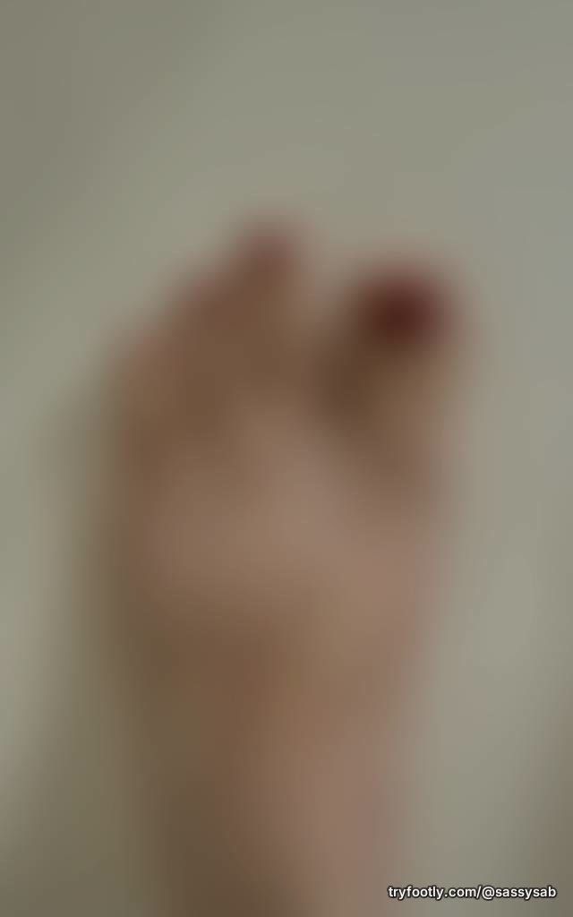 Wanna watch me wash my feet?