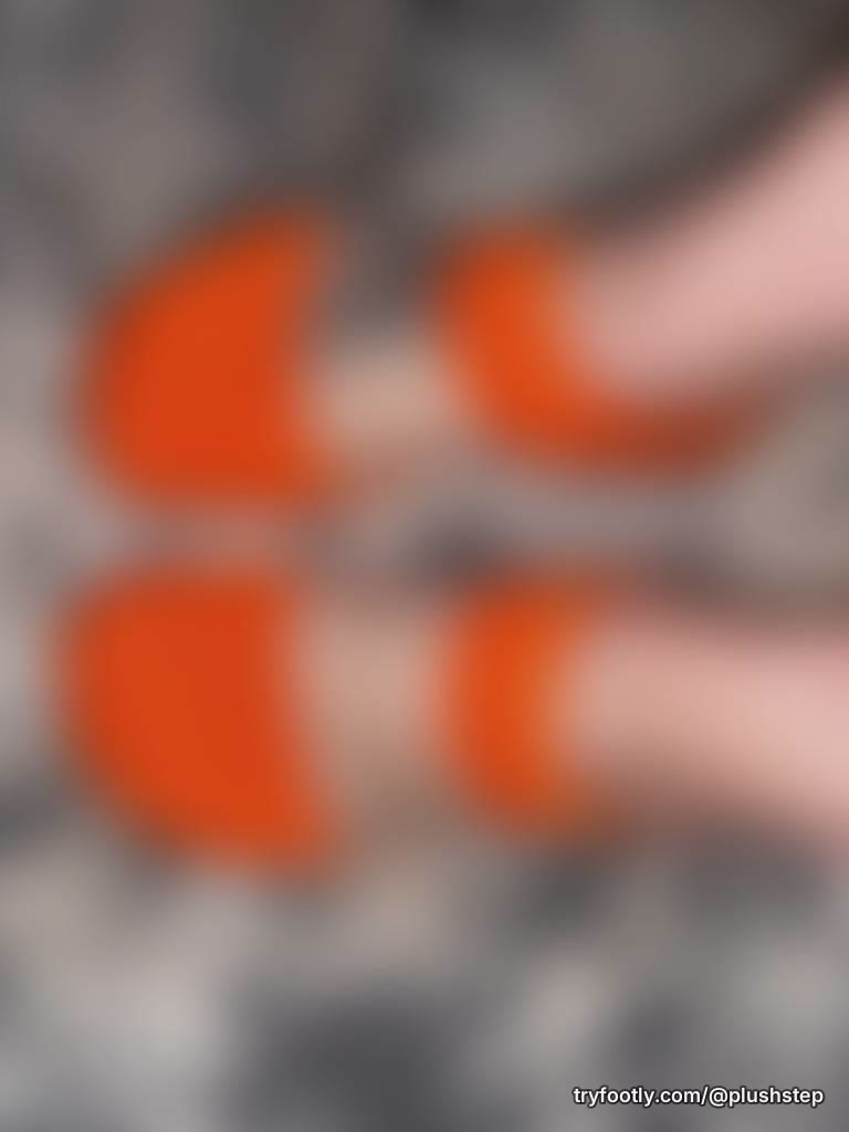 Plush tootsies in and out of water shoes 🏖️