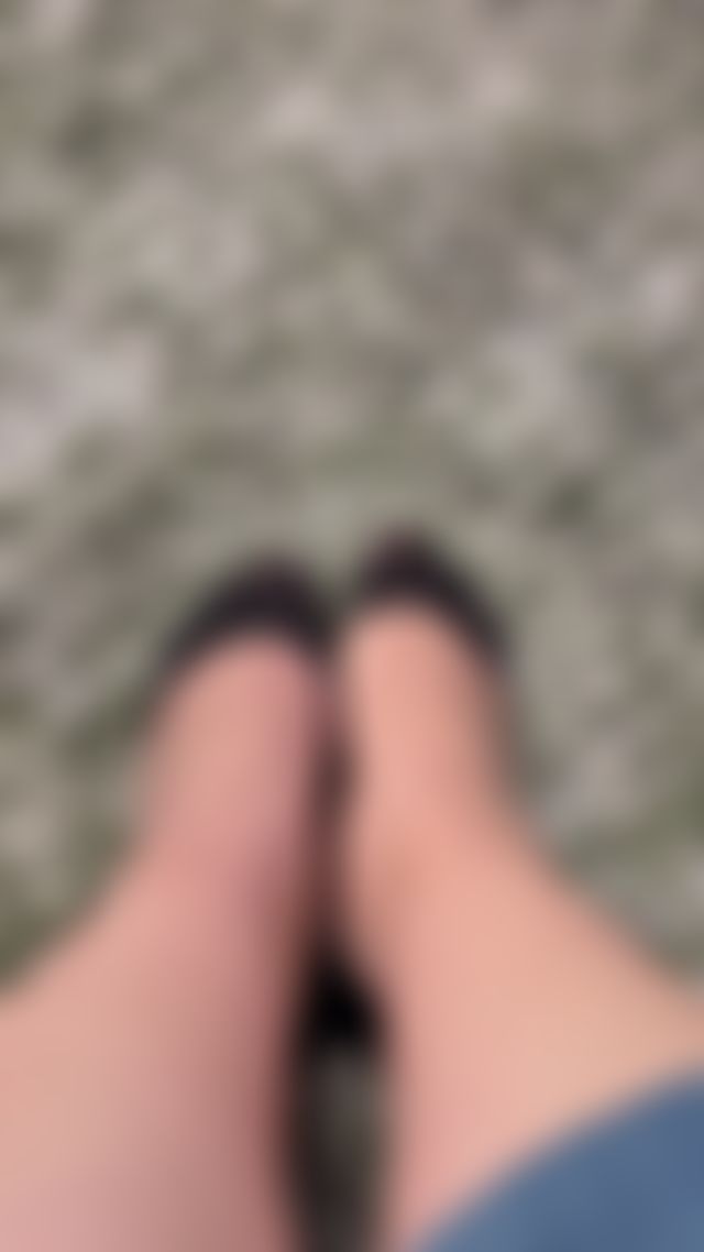 Taking off my little socks