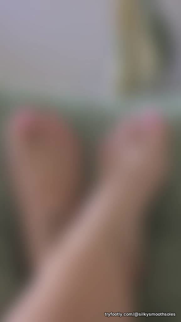 Just relaxing… but I had a feeling you’d be watching 👀👣