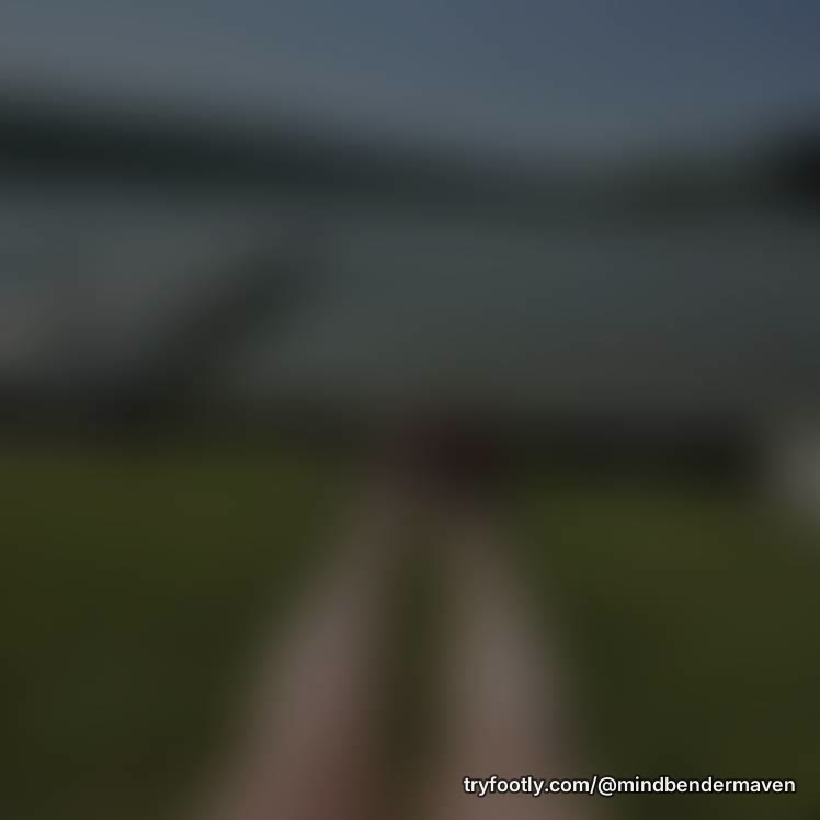 Flip flops by the water. Red toes glowing. Full res download $12. Perfect summer tease. #f