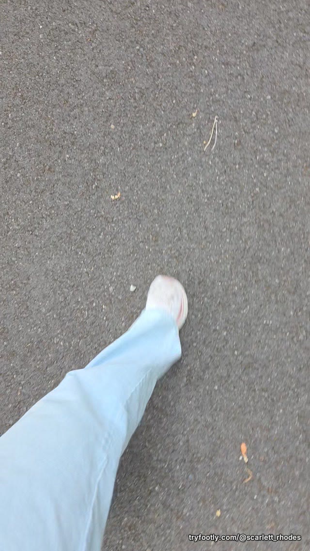 Going for a long walk. Getting my feet nice and sweaty.