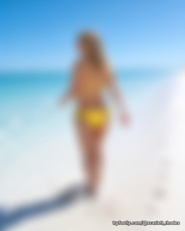My feet on the beach