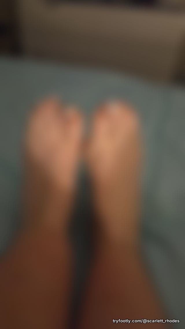 Just here wiggling my toes for you. Hint hint Come get em 😉
