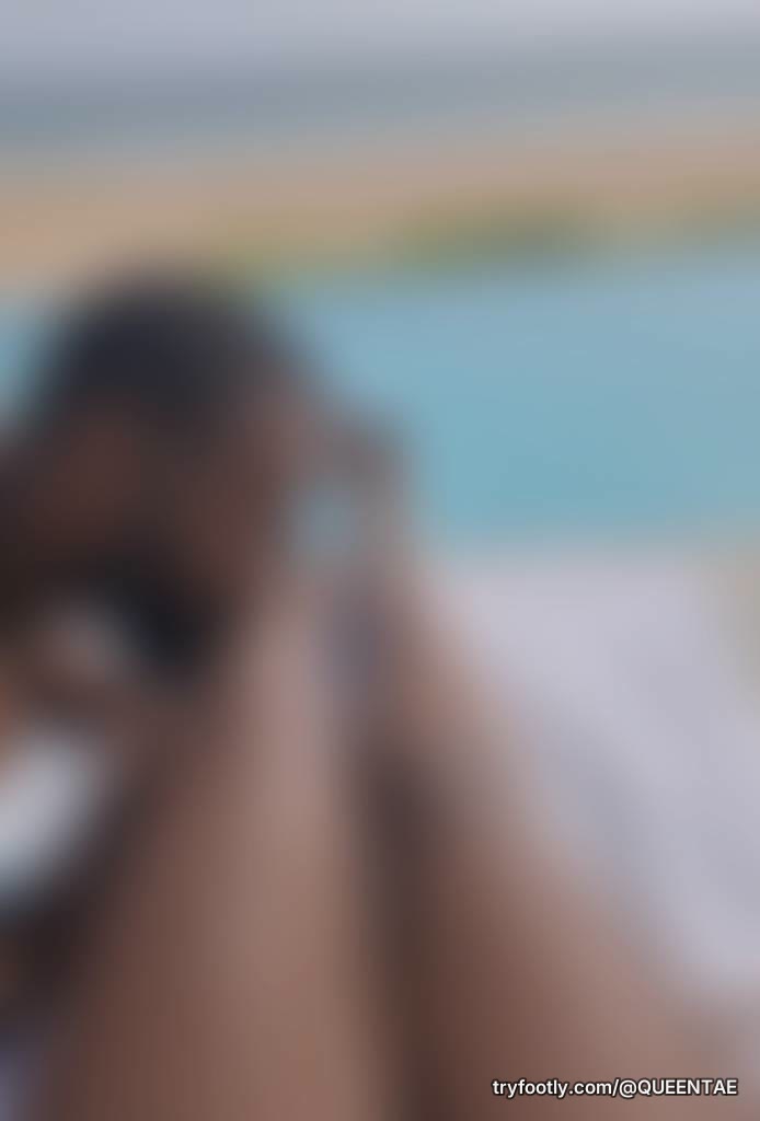 Poolside royalty receiving the royal treatment.