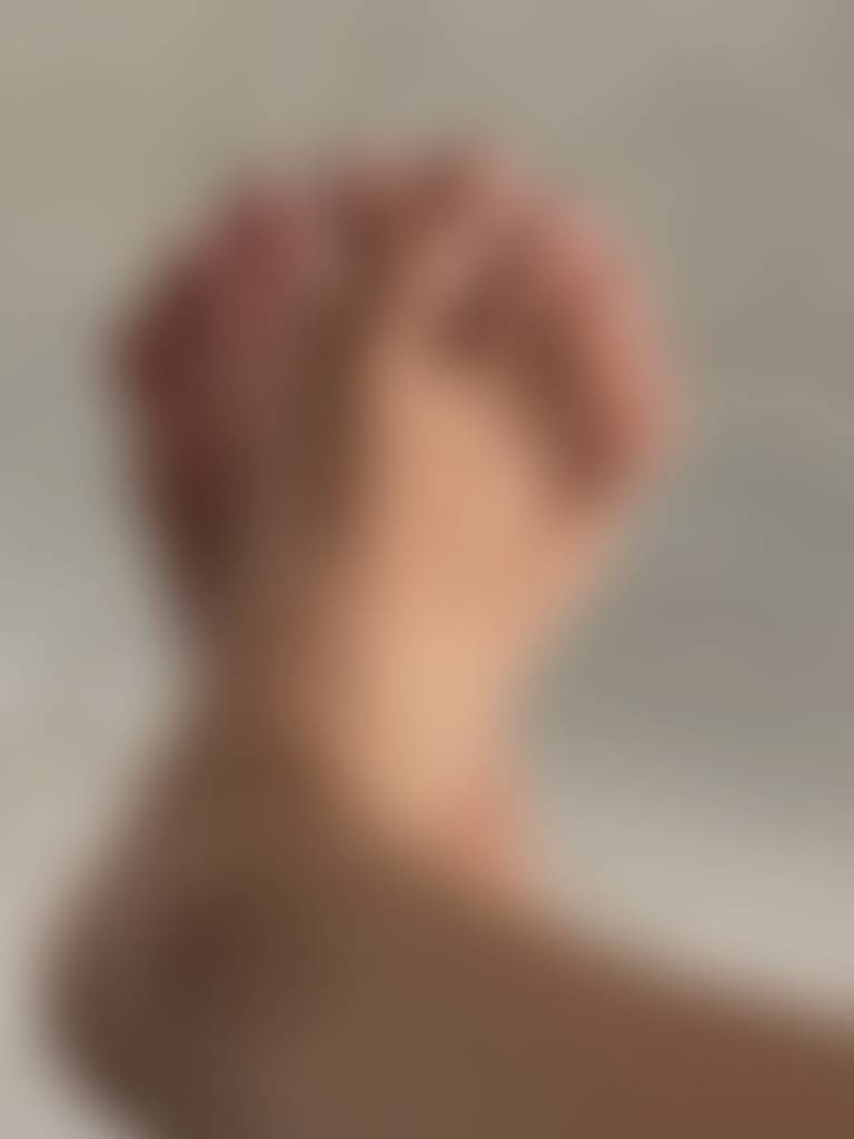 feet in a heart shaped