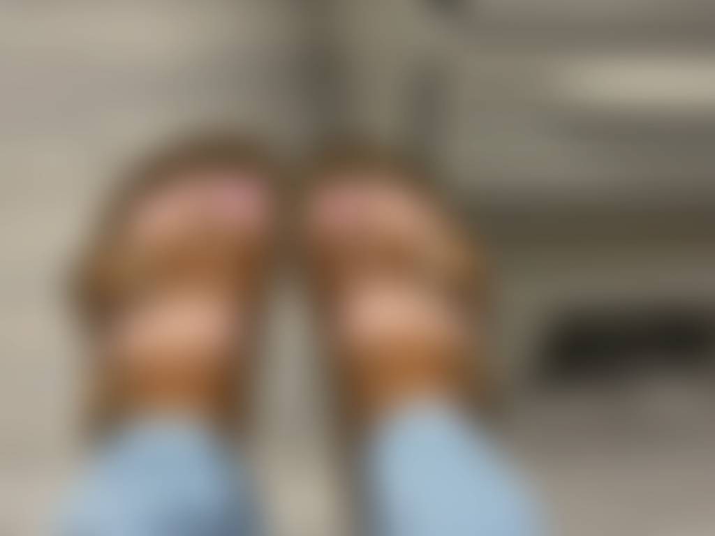 New sandals..